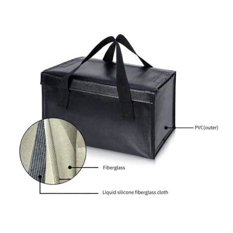 Test : liPo safe bag sac de rangement ignifuge pour batteries Test : liPo safe bag sac de rangement ignifuge pour batteries