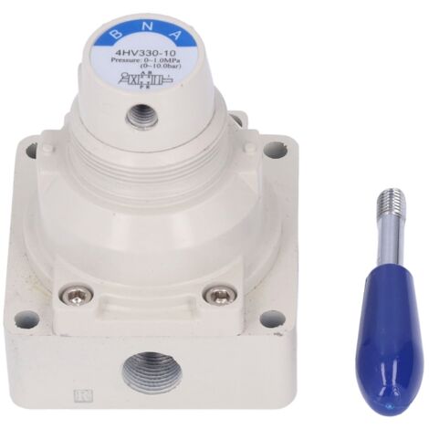 Vanne manuelle à levier rotatif pour la régulation du débit d'air 01,0 MPa 0‑145 psi, interrupteur pneumatique 4 voies 3 positions 4HV330‑10 (1/5)