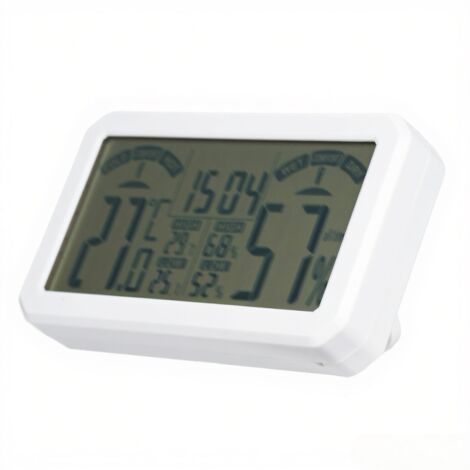 Mini hygromètre thermomètre numérique – Capteur intérieur – Avec support et trou – Pour maison, serre, jardin, cave, placard (1/5)