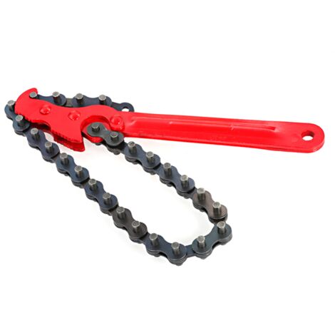 Clé à chaîne de 23 cm (9 pouces), clé à filtre à huile, clé réglable, outil universel de réparation automobile (1/5)
