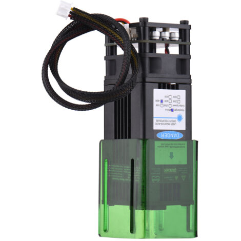 Module laser 450nm 40W – Tête gravure focale fixe – Graveur/découpeur haute vitesse – Pour imprimante 3D, CNC – Bois, cuir, tissu, papier