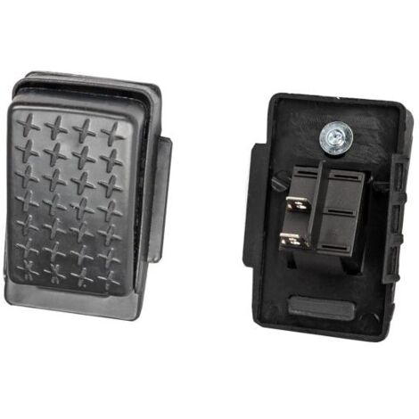 Pédale d'accélérateur pour voiture électrique enfant – Compatible 6V/12V/24V – Interrupteur à 2 broches – Remplacement direct – Pour jouet à pédales, voiture miniature, quad enfant