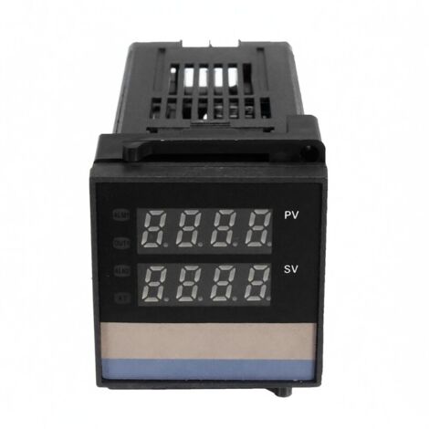 Régulateur de température PID REX-C100 avec écran LCD numérique + thermocouple de type K + relais statique (SSR) max. 40 A (1/5)