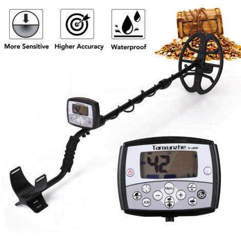LIFCAUSAL Détecteur de Métaux Souterrain TC-800 Écran LCD Portable Léger avec Haute Sensibilité, Installation Facile et Précision Élevée pour Adultes et Enfants (Détection de Trésors Polyvalente) (1/5)