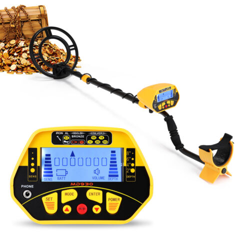 LIFCAUSAL Détecteur de Métaux Portable MD930 avec Écran LCD Haute Sensibilité, Précision Professionnelle et Installation Rapide pour Chasse aux Trésors Souterrains (Adultes/Enfants) (1/5)