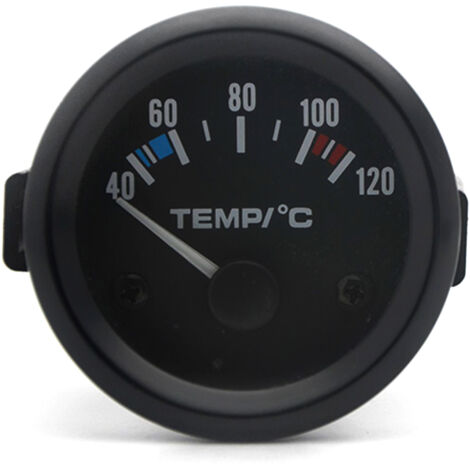 Jauge de température d'eau 2'' 52mm avec capteur 1 / 8 '' NPT 12V Jauge de température d'eau de voiture avec rétroéclairage numérique LED Outil d'instrument automobile (1/5)