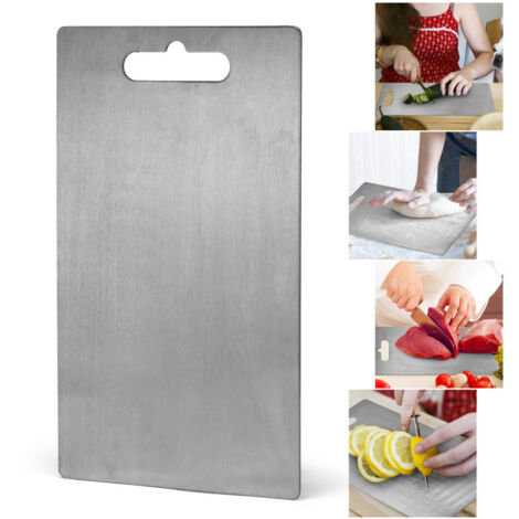 Planche à découper en titane pour la cuisine à domicile, la cuisine, le camping en plein air, la randonnée, la randonnée (1/5)
