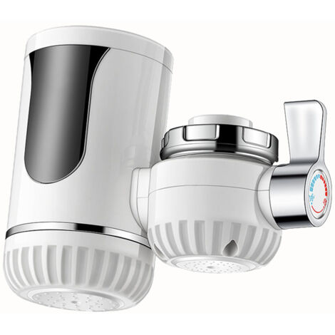 Robinet chauffe-eau instantané sans réservoir pour cuisine et salle de bain, robinet de chauffage rapide avec affichage numérique LED (1/5)