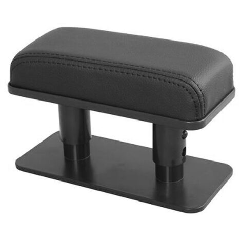 Coussin d'accoudoir de voiture Support de coude gauche Support de coussin d'accoudoir universel en cuir 3 hauteurs réglables Installation non destructive (1/5)