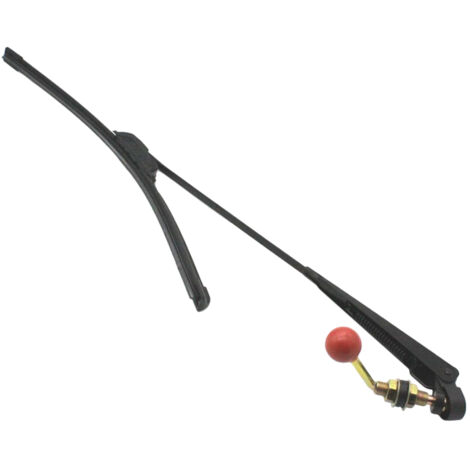 Kit de remplacement universel de balais d'essuie-glace manuels en caoutchouc pour UTV (1/5)