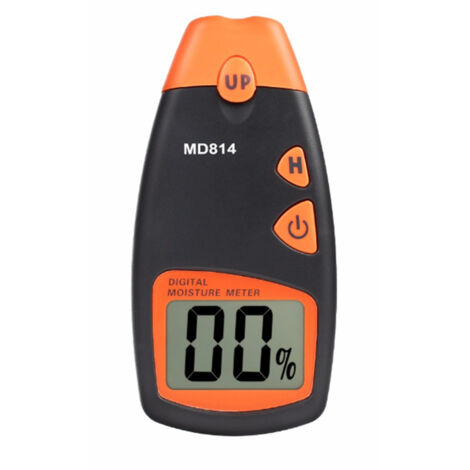 Testeur d'humidité du bois MD814 Hygromètre à bois à quatre aiguilles avec écran LCD Détecteur d'humidité numérique pour bûches de bois Testeur d'humidité du sol (1/5)