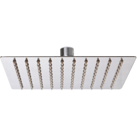 Pommeau de douche à effet pluie carré de 8 pouces G1/2 Pommeau de douche haute pression Pommeau de douche pivotant pour salle de bain Pommeau de douche à effet pluie de bain en acier inoxydable super (1/5)