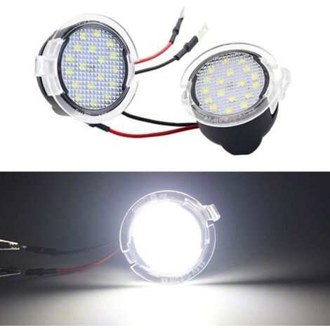Lot de 2 lampes à 18 LED sous le rétroviseur pour Ford Mondeo S-Max EDGE Explorer F-150 (1/5)