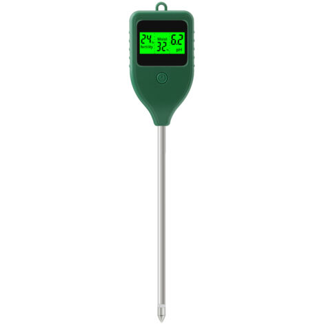 Testeur de pH du sol 3 en 1, testeur d'humidité du sol, testeur de fertilité du jardin agricole, détecteur de test d'humidité du sol pour plantation intérieure, plantes en pot, pelouse (1/5)