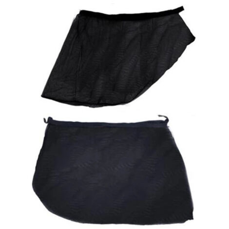 Lot de 2 rideaux pare-soleil universels pour vitres avant de voiture/SUV, protection solaire intérieure contre les moustiques et les UV, pour une occultation optimale et une intimité préservée.