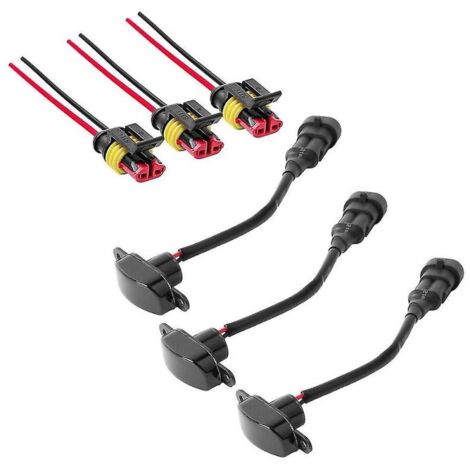 Lot de 3 feux de calandre avant compatibles avec Ford F150 F250 2004-2019 Raptor