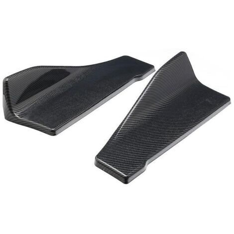 Kit de carrosserie comprenant 2 extensions de bas de caisse et séparateurs de pare-chocs arrière en fibre de carbone (35 cm) pour BMW F30 F31 M Sport (2013-2019). (1/5)