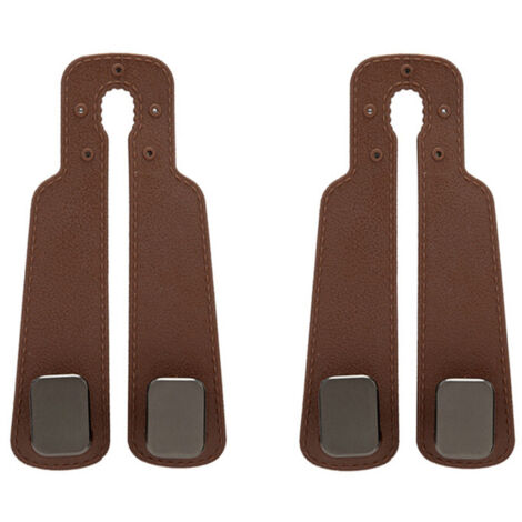 Lot 2 crochets doubles appuie-tête pour voiture – Porte-sac et support téléphone, accessoire pratique