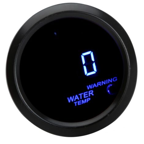 Thermomètre numérique avec capteur pour voiture, écran LCD 52 mm (2 pouces), plage de température 40-120 °C, voyant d'alerte, noir (1/5)