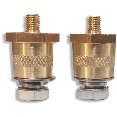 Bornes de charge de batterie en laiton à filetage mâle M6 accessoires de réparation et de modification de batterie diamètre extérieur : 8 mm diamètre intérieur : 8 mm (1/5)