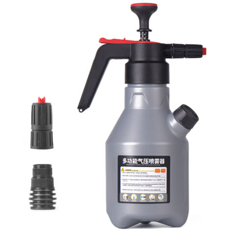 Pulvérisateur à mousse 2L pour le lavage de voiture, pompe à mousse, pulvérisateur d'arrosage domestique avec 2 buses différentes pour le lavage de voiture et l'arrosage des plantes (1/5)