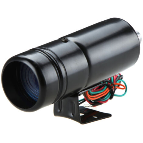 Tachymètre réglable 1000-11000 tr/min, boîtier en aluminium, témoin de changement de vitesse LED bleu/rouge, surface noire (1/5)
