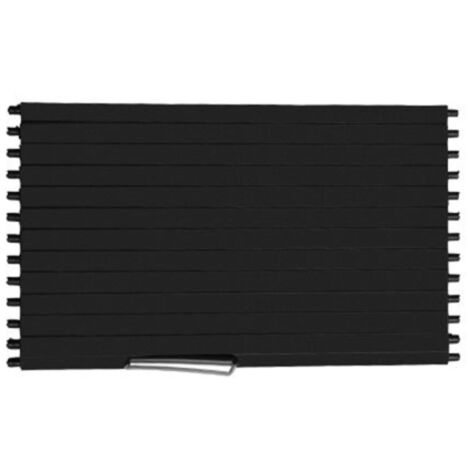 Store enrouleur coulissant de remplacement pour BMW X5 E70 X6 E71 (2007-2013), avec porte-gobelets intégrés et panneau coulissant avant.