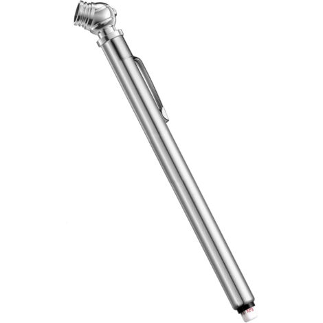 Manomètre portable pour pneus (crayon), stylo de contrôle de pression d'air manuel miniature (10-50 PSI), outil économique pour tester la pression des pneus de voiture, moto et vélo. (1/5)