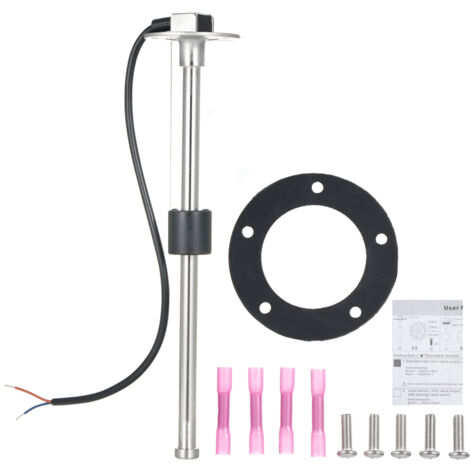 Sonde de niveau de carburant marine pour bateau, sonde de niveau de carburant/eau, en acier inoxydable, 240-33 ohms, pour bateau, voiture, camion et camping-car.