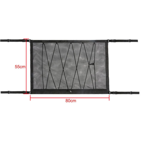 Filet de rangement portable pour toit de voiture, sac de rangement intérieur pour coffre de voiture, sac de rangement pour divers articles de coffre de voiture (1/5)