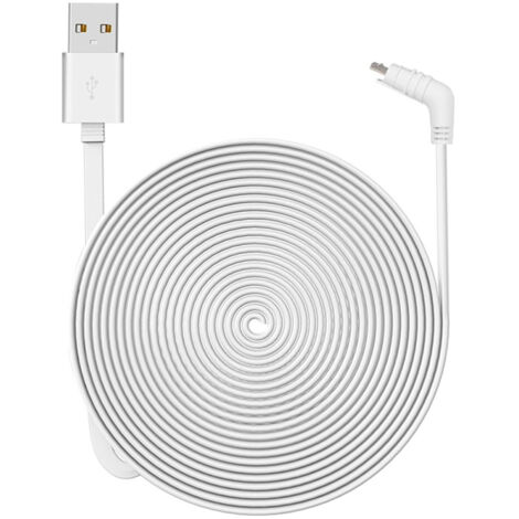 Câble charge Arlo 6m compatible Pro Pro2 GO – Plat en alliage aluminium résistant intempéries (1/5)