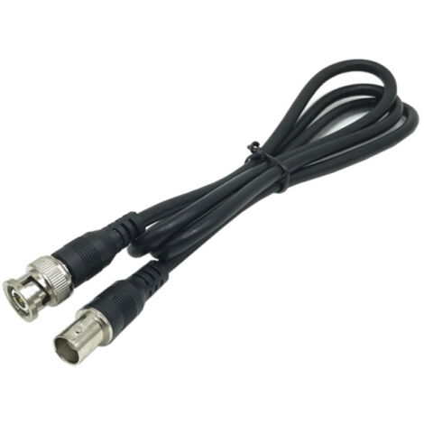 Câble adaptateur BNC mâle vers femelle pour caméra de vidéosurveillance, rallonge coaxiale, accessoires pour caméra, 1 m