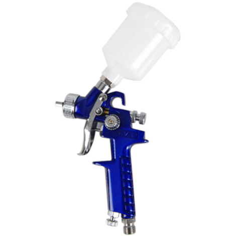 Mini pistolet à peinture HVLP 1,0 mm pour retouches de peinture automobile et réparations ponctuelles (1/5)