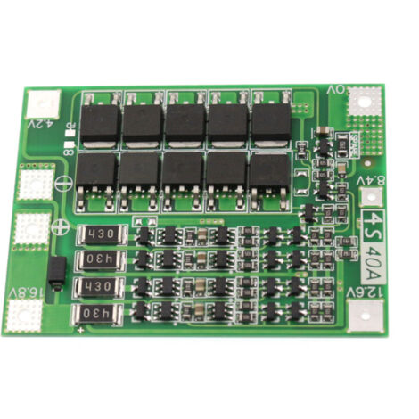 Carte de protection équilibrée pour batteries lithium-ion 4S 40A, avec circuit intégré BMS, pour moteur de perceuse. (1/5)