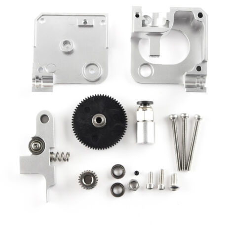 Kits d'extrudeuses entièrement métalliques argentées pour imprimante 3D, compatibles avec l'extrudeuse Titan Aero 1,75 mm et l'imprimante 3D Prusa i3 MK2.