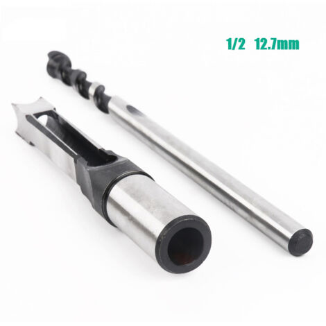 Outil de perçage carré 6-20 mm, alésoir, tarière carrée, ciseau à mortaiser, outil de bricolage pour le travail du bois (1/5)