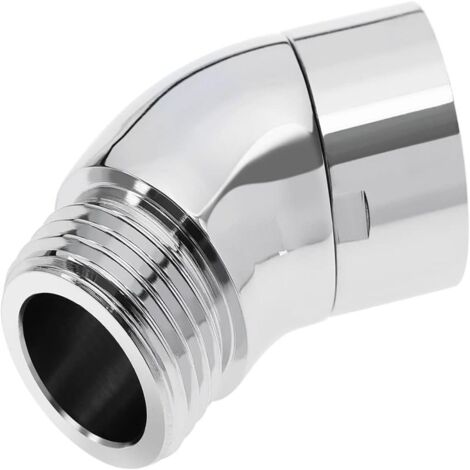 135 Degree Shower Arm Elbow Adapter, Handhold Shower Head Elbow Adapter,Chrome (1/5)