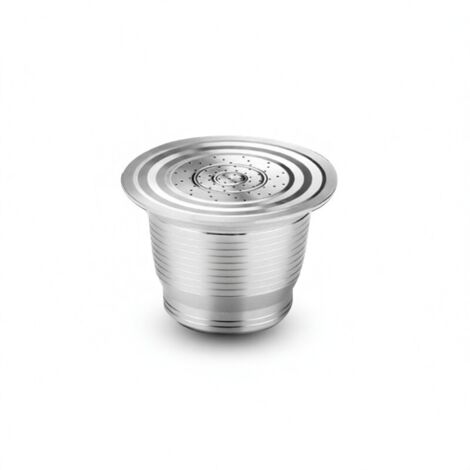 Stainless Steel Refillable Coffee Capsules for Nespresso Coffee Machine System with Hammer Gift Box Wonderful Gift for Coffer Lovers (metal round hole shape) (1/5)