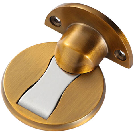 Magnet Door Stopper Floor Mount Wall Protector Drilling Self-Adhesive Door Stop to Walls for Home Office Bedroom Door Cupboards Stop