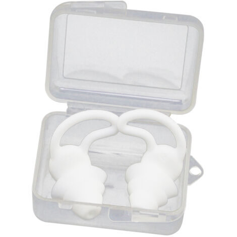 Swimming Ear Plugs Soft Silicone Earplugs Waterproof Reusable Swimming Ear Plugs Adults Noise Reduction Earplugs for Sleeping Woodworking Travel Showering Bathing (1/5)