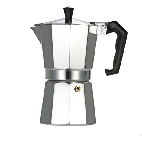 6-Cup Aluminum Espresso Percolator Coffee Stovetop Maker Mocha Pot for Use on Cooker Gas Stove Electrothermal Furnace (1/5)