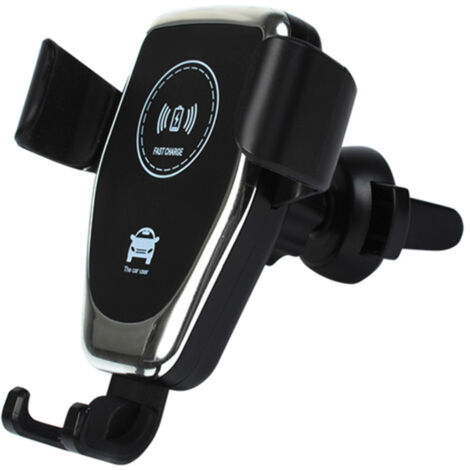 Support de téléphone de voiture avec chargeur sans fil à charge rapide, chargeur de voiture sans fil, support pour téléphone portable (1/5)