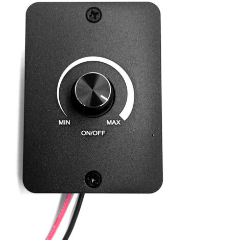 Variateur de lumière pour camping-car, 12 V, 5 A, 60 W, avec bouton de variation PWM, compatible avec les luminaires LED, halogènes, incandescents et rubans LED pour camping-cars, bateaux, camions et (1/5)