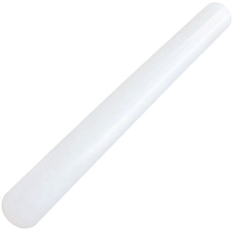 Rouleau à pâtisserie antiadhésif en plastique de 23 cm, avec tige en nylon, pour décorer la pâte à gâteau et réaliser des gâteaux maison.