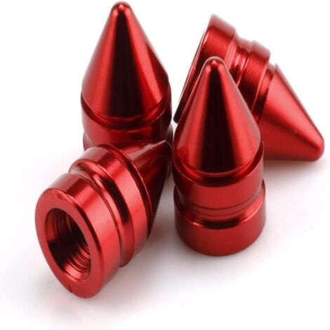 Cache-valve pour pneu de voiture, 4 accessoires universels en alliage d'aluminium, couvre-pneus pour voitures, camions, SUV et motos (1/5)