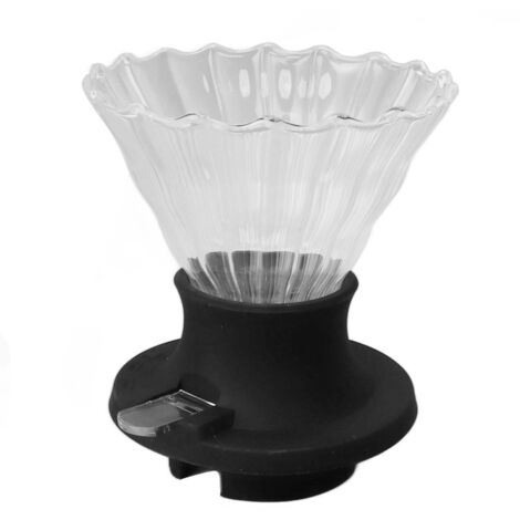 Filtre à café conique en verre borosilicate résistant aux hautes températures, tasse L (1/5)