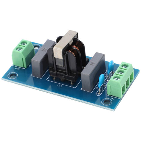Module de filtre EMI sur circuit imprimé, amélioration du son, borne à sertir rotative, 220 V CA (1/5)