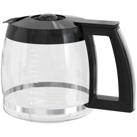 Carafe verre pour cafetière 14 tasses – Pièce de rechange, compatible avec filtre (1/5)