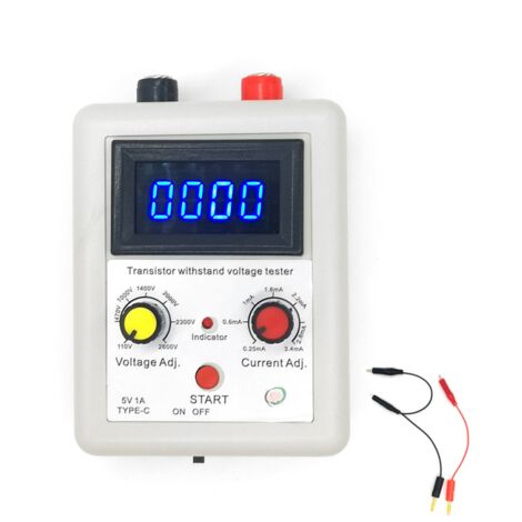 Testeur de tension portable 110 V2600 V pour IGBT, diodes, MOS, triodes et rétroéclairage LED  outil de test de tension de tenue des transistors