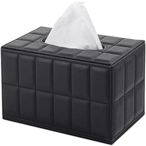 Boîte de rangement rectangulaire moderne pour serviettes hygiéniques et papier toilette, avec distributeur magnétique et fond magnétique, idéale pour la maison, la salle de bain, le bureau, la voiture (1/5)
